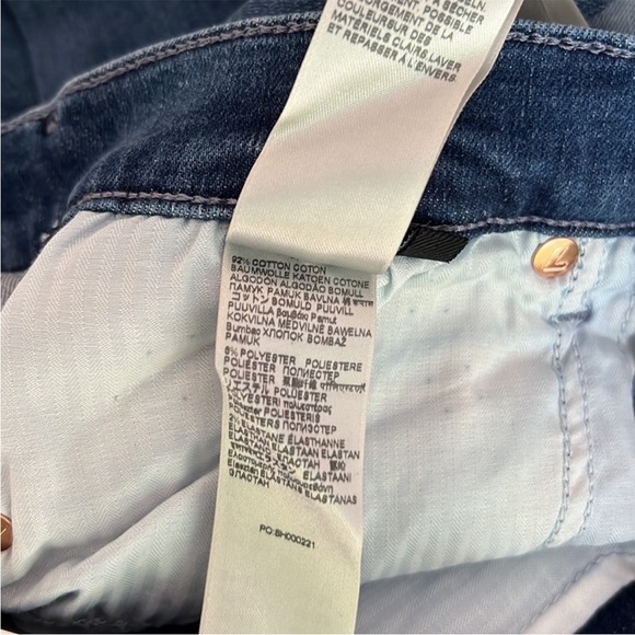 7 For All Mankind Dojo Original Trouser NWT Size 28 7FAMK Silver Stitching - Picture 7 of 11